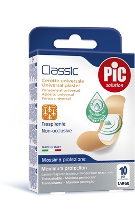 CEROTTO PIC CLASSIC 25X72 MM 10 ANTIBATTERICO 10 PEZZI - UniversoFarmacie.it