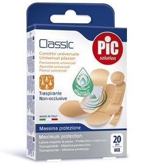 CEROTTO PIC CLASSIC MIX ANTIBATTERICO 20 PEZZI - UniversoFarmacie.it
