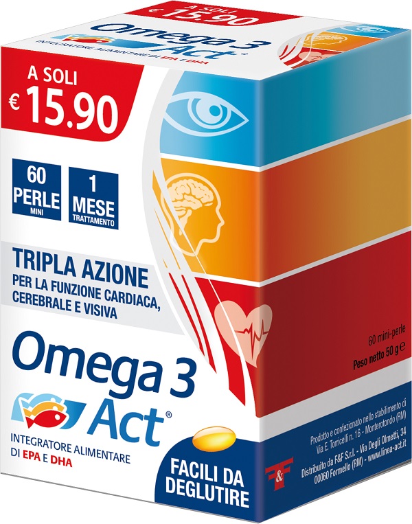 OMEGA 3 ACT 540MG 60 PERLE MINI - UniversoFarmacie.it