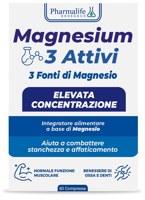 MAGNESIUM 3 ATTIVI 60 COMPRESSE - UniversoFarmacie.it