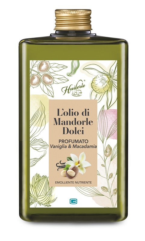 HUILERIE L'OLIO DI MANDORLE DOLCI PROFUMATO VANIGLIA & MACADAMIA 300 ML - UniversoFarmacie.it