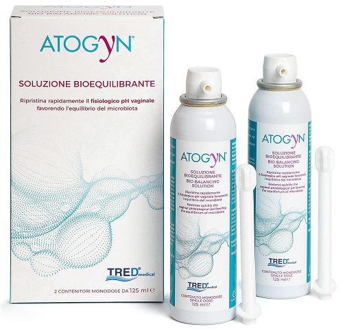 ATOGYN DISPOSITIVO IGIENE VAGINALE E RIPRISTINO PH FISIOLOGICO BAG ON VALVE 2 PEZZI DA 125ML - UniversoFarmacie.it