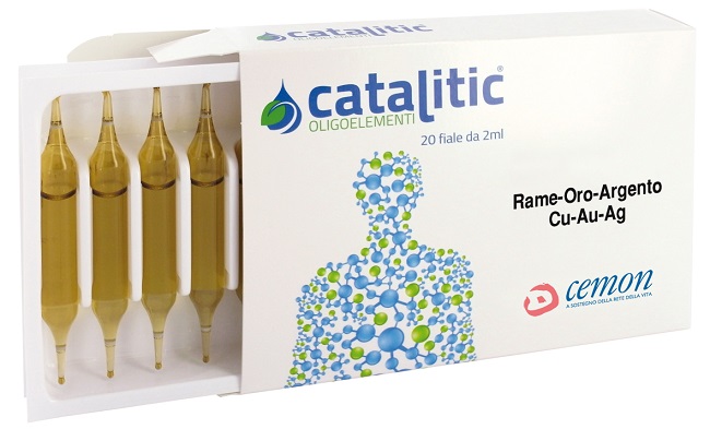 CATALITIC OLIGOELEMENTI RAME ORO ARGENTO CU-AU-AG 20 AMPOLLE - UniversoFarmacie.it