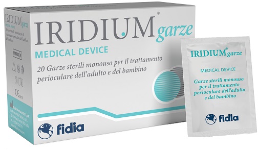 IRIDIUM GARZA OCULARE MEDICATA IN TESSUTO NON TESSUTO 20 PEZZI - UniversoFarmacie.it