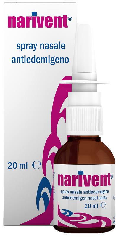 SPRAY NASALE ANTIEDEMIGENO NARIVENT FLACONE 20 ML - UniversoFarmacie.it