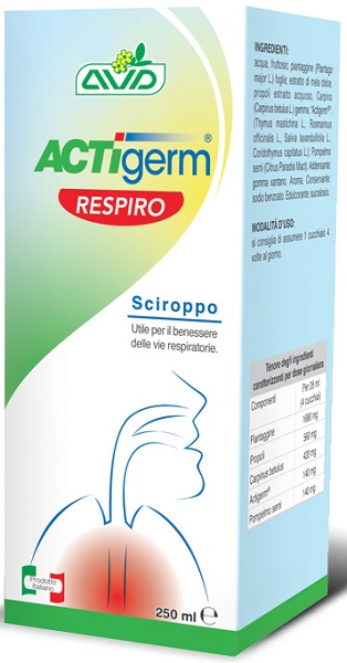 ACTIGERM RESPIRO SCIROPPO 250 ML - UniversoFarmacie.it