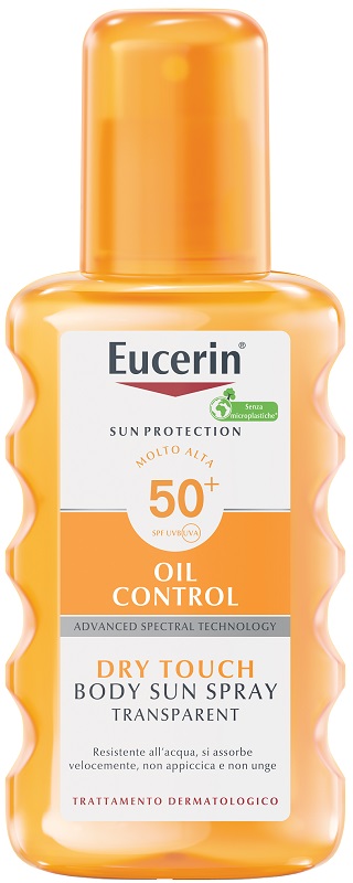 EUCERIN SUN SPRAY TRANSPARENT SPF50 200 ML - UniversoFarmacie.it