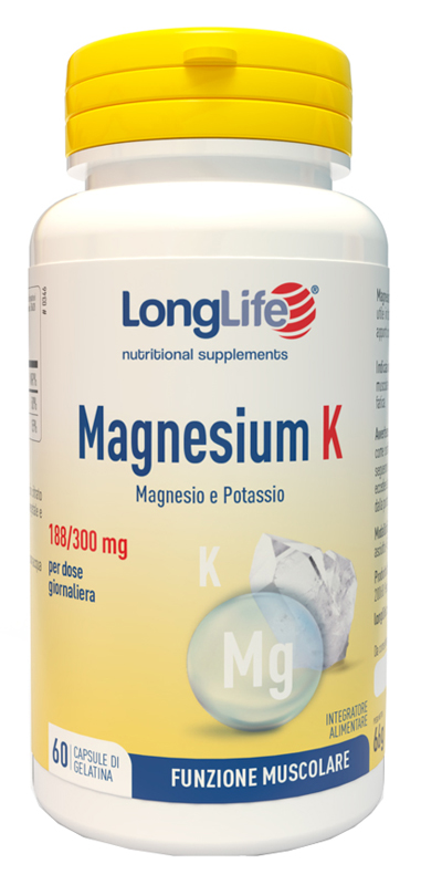 LONGLIFE MAGNESIUM K 60 CAPSULE - UniversoFarmacie.it