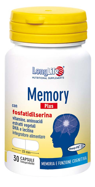 LONGLIFE MEMORY PLUS 30 CAPSULE FOTOPROTETTE - UniversoFarmacie.it