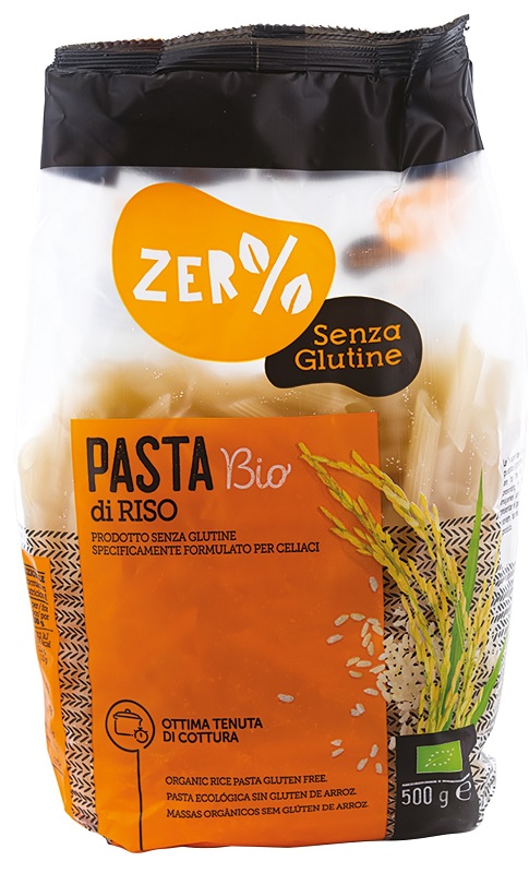 ZERO% GLUTINE PASTA RISO PENNE SENZA GLUTINE BIO 500 G - UniversoFarmacie.it