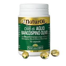 NATUROLI OLIO DI AGLIO BIANCOSPINO OLIVO 70 SOFTGEL - UniversoFarmacie.it