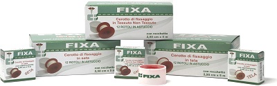 CEROTTO TESSUTO NON TESSUTO CURAMED FIXA 2,5 X 500 CM CON ROCCHETTO - UniversoFarmacie.it