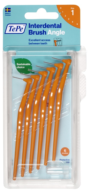 TEPE ANGLE SCOVOLINO ARANCIO 0,45MM 6 PEZZI - UniversoFarmacie.it