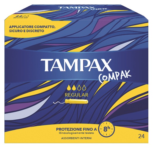 TAMPAX COMPAX REGULAR 24 PEZZI - UniversoFarmacie.it