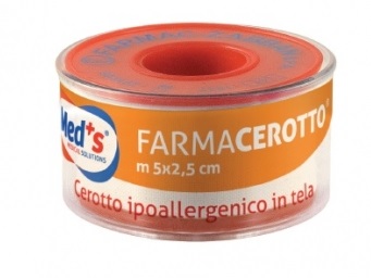 CEROTTO MEDS IPOALLERGENICO TELA 500X2,5 CM SSR - UniversoFarmacie.it