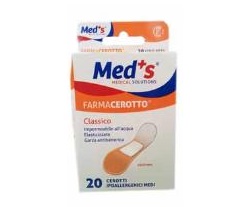 CEROTTO MEDS POLIURETANO IPOALLERGENICO CLASSICO MEDIO 20 PEZZI - UniversoFarmacie.it