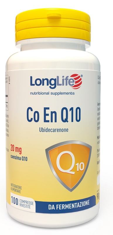 LONGLIFE CO EN Q10 20MG 100 COMPRESSE RIVESTITE - UniversoFarmacie.it