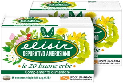 ELISIR DEPURATIVO AMBROSIANO 20 COMPRESSE 5,3 G - UniversoFarmacie.it