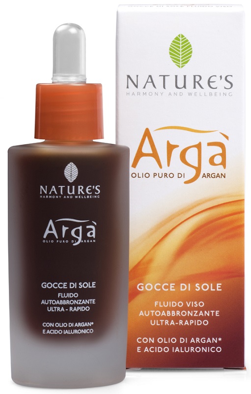 ARGA' GOCCE DI SOLE VISO FLUIDO AUTOABBRONZANTE 30 ML NATURE'S - UniversoFarmacie.it