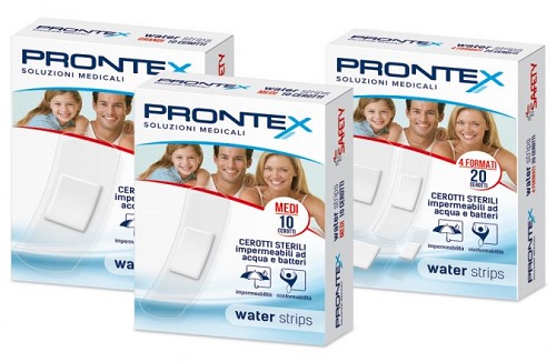 CEROTTO PRONTEX WATER STRIPS ASSORTITO 20 PEZZI - UniversoFarmacie.it