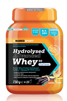 HYDROLYSED ADVANCED WHEY VANILLA CREAM BARATTOLO POLVERE ORALE 750 G - UniversoFarmacie.it