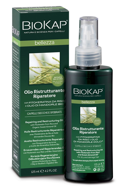 BIOKAP BELLEZZA OLIO RISTRUTTURANTE RIPARATORE 125 ML BIOSLINE - UniversoFarmacie.it