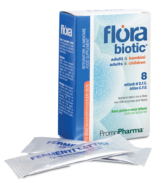 FLORA 8 10 STICK OROSOLUBILI ADULTI E BAMBINI - UniversoFarmacie.it