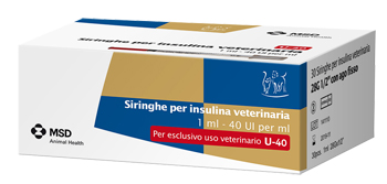 SIRINGA INSULINA USO VETERINARIO MSD-AH 30 SIRINGHE 40 UI/ML - UniversoFarmacie.it