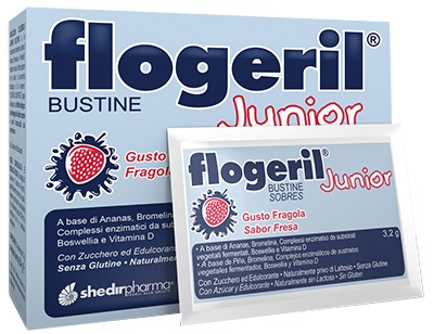 FLOGERIL JUNIOR FRAGOLA 20 BUSTINE - UniversoFarmacie.it