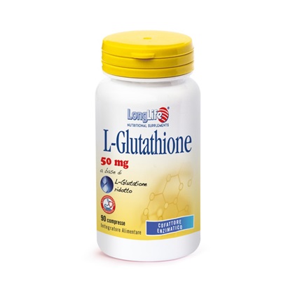 LONGLIFE L-GLUTATHIONE 50 MG 90 COMPRESSE - UniversoFarmacie.it