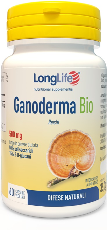 LONGLIFE GANODERMA BIO 60 CAPSULE - UniversoFarmacie.it