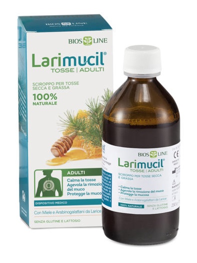 LARIMUCIL TOSSE TOSSE ADULTI SCIROPPO CE 0476V 230 G 175 ML - UniversoFarmacie.it