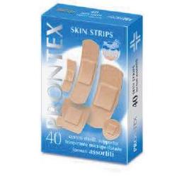 CEROTTO PRONTEX SKIN STRIPS 6 FORMATI ASSORTITI ASTUCCIO 40 PEZZI - UniversoFarmacie.it