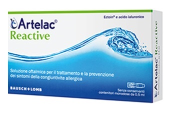 ARTELAC REACTIVE SOLUZIONE OFTALMICA MONODOSE 20 UNITA' DA 0,5 ML - UniversoFarmacie.it
