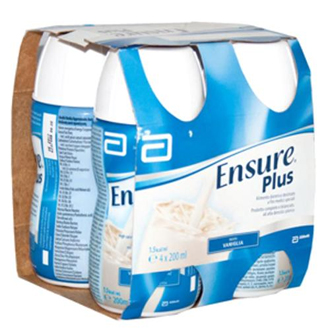 ENSURE PLUS VANIGLIA 4 BOTTIGLIE DA 200 ML - UniversoFarmacie.it