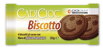 CADICIOC BISCOTTO CACAO 4 PEZZI 8 G - UniversoFarmacie.it