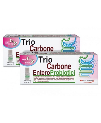 TRIOCARBONE ENTEROPROBIOTICI 7 FLACONCINI X 10 ML - UniversoFarmacie.it