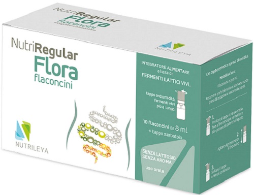 NUTRIREGULAR FLORA 10 FLACONCINI 8 ML - UniversoFarmacie.it