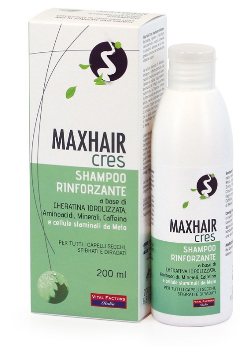 MAXHAIR CRES SHAMPOO RINFORZANTE 200 ML - UniversoFarmacie.it