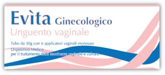 EVITA GINECOLOG UNGUENTO VAGINALE TUBO DA 30 G + 6 APPLICATORI VAGINALI MONOUSO - UniversoFarmacie.it