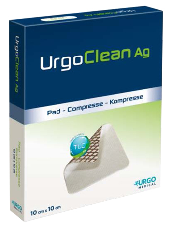 MEDICAZIONE TNT ASSORBENTE GELIFICANTE URGOCLEAN AG/SILVER 10X10CM 5 PEZZI - UniversoFarmacie.it