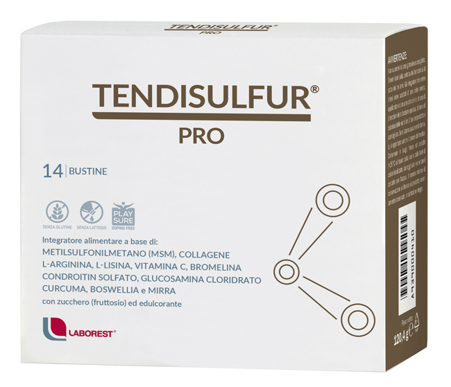 TENDISULFUR PRO 14 BUSTINE DA 8,6G - UniversoFarmacie.it