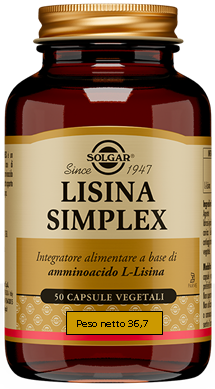 LISINA SIMPLEX 50 CAPSULE VEGETALI - UniversoFarmacie.it