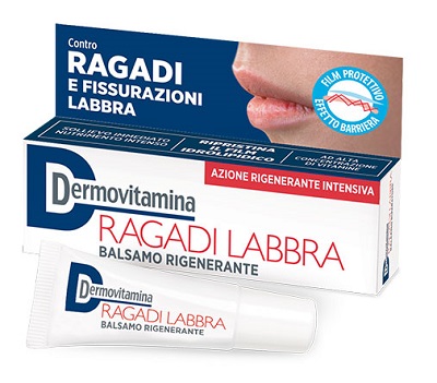 DERMOVITAMINA RAGADI LABBRA BALSAMO RIGENERANTE 8 ML - UniversoFarmacie.it