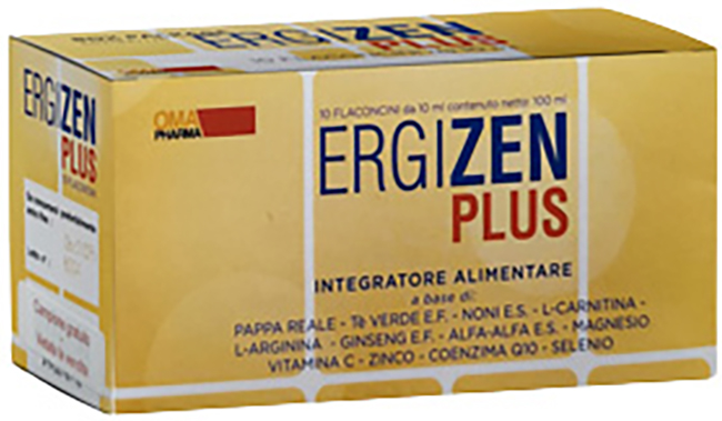 ERGIZEN PLUS INTEGRATORE ENERGIZZANTE 10 FLACONCINI DA 10 ML - UniversoFarmacie.it