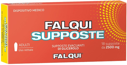 SUPPOSTE FALQUI 18 SUPPOSTE CON GLICERINA 2500MG ADULTI - UniversoFarmacie.it