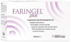 FARINGEL PLUS 20 STICK PACK 7 ML - UniversoFarmacie.it