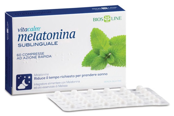 VITACALM MELATONINA 120 COMPRESSE SUBLINGUALI - UniversoFarmacie.it