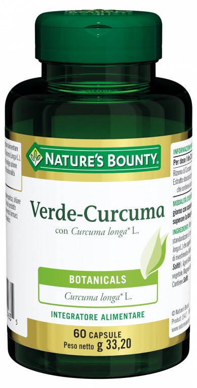 VERDE CURCUMA 60 CAPSULE 33,2 G - UniversoFarmacie.it