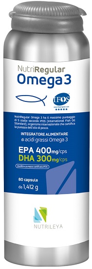 NUTRIREGULAR OMEGA 3 80 CAPSULE - UniversoFarmacie.it